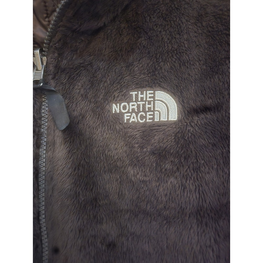 The North Face Womens Medium Black High Pile Fleece Jacket Full Zip Soft Y2K - Picture 2 of 10